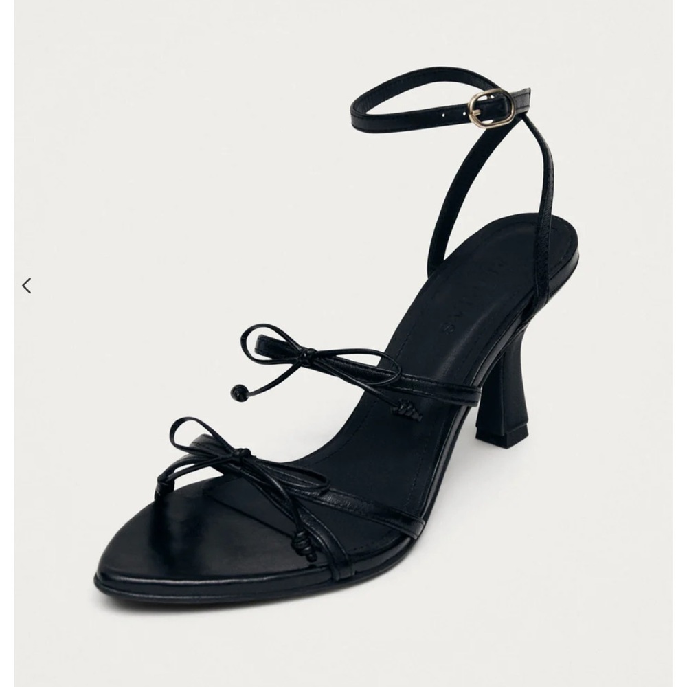0233 - ALOHAS Black Strappy Heels - Picture 3 of 16
